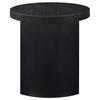 Sweeney 722827 24-inch Round Wood Occasional End Table - Black image 3
