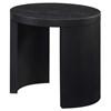 Sweeney 722827 24-inch Round Wood Occasional End Table - Black image 4