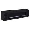 Deiter 722833 79-inch TV Stand Fireplace Media Console - Black image 2