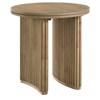 Adina 722938-S2 2-piece Round Coffee Table Set - Distressed Light Brown image 5