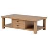 Beasley 723328 2-Drawer Wood Coffee Table - Golden Oak image 3