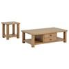 Beasley 723328-S2 2-Piece Wood Coffee Table Set - Golden Oak image 3
