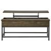 Byers 723778-S3 3-piece Lift Top Coffee and End Table Set - Brown Oak image 4