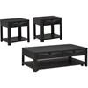 Marcelo 736068-S3 3-piece Coffee Table Set with Storage - Coffee image 1