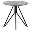 Hadi 736178-S2 2-piece Round SmartTop Coffee and End Table Set - Cement image 1