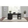 Harkes 800798 75-inch 3-drawer Computer Desk with Adjustable Shelf - Coffee Bean image 2