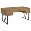 Analiese 801851 63-inch 4-drawer Writing Desk - Mango image 1