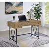 Analiese 802001 47-inch 3-drawer Writing Desk - Mango image 4