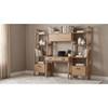 Fabian 802044 Bookshelf Bridge with Cubbies  - Distressed Light Brown image 10