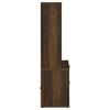 Westpark 802713 3-shelf Bookcase USB and Lockable Drawer - Dark Pine image 2