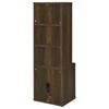 Westpark 802713-S3 3-piece Wall Unit Bookcase Set with USB - Dark Pine image 2