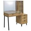Souza 930283 5-Drawer Makeup Vanity Table With LED Mirror - Mango image 1