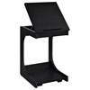 Ralston 930290 C-Shaped Lift-Top Sofa Side Table With Casters - Black image 4