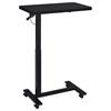 Westpark 930300 Pneumatic Adjustable C-Shape Side Table with Casters - Black image 1