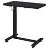 Westpark 930300 Pneumatic Adjustable C-Shape Side Table with Casters - Black image 5
