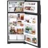 28-inch, 18.1 cu. ft. Top Freezer Refrigerator with Ice and Water (GTH18ECBBB) image 1