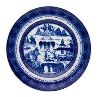 Mottahedeh Blue Canton Dinner Plate  (Plates - Dinner)
