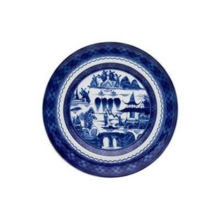 Mottahedeh Blue Canton Bread & Butter Plate (HC103) (Plates - Bread and Butter)