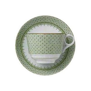 Mottahedeh Apple Lace Teacup and Saucer (Cups & Saucers - Cups and Saucers)