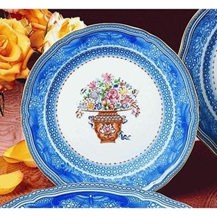 Mottahedeh Mandarin Bouquet Bread & Butter Plate (W2102) (Plates - Bread and Butter)