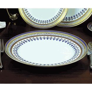 Mottahedeh Chinoise Blue Dinner Plate (Plates - Dinner)