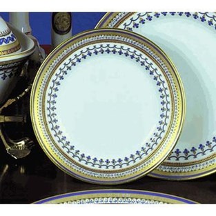 Mottahedeh Chinoise Blue Bread and Butter Plate (Plates - Bread and Butter)