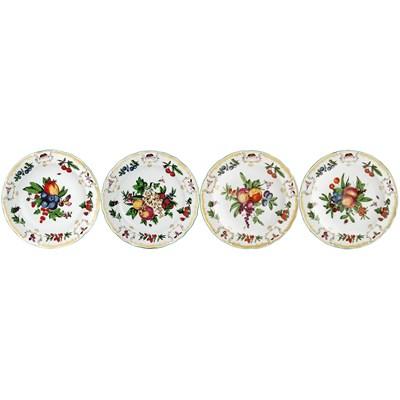 Mottahedeh Duke of Gloucester Set of 4 Assorted Dessert Plates (Plates - Dessert)