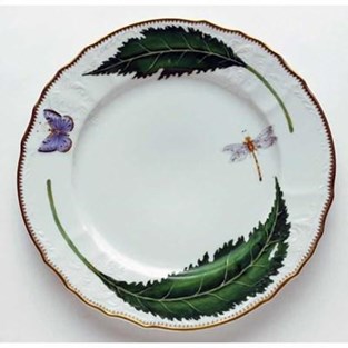 Anna Weatherley Green Leaf Dinner Plate (Plates - Dinner)