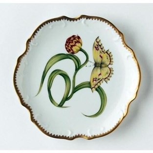 Anna Weatherley Morning Glory Yellow Tulip Bread & Butter Plate (Plates - Bread and Butter)