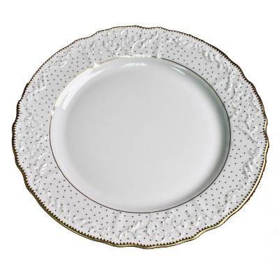 Anna Weatherley Simply Anna Polka Gold Dinner Plate (Plates - Dinner)