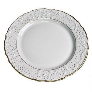 Anna Weatherley Simply Anna Polka Gold Dinner Plate (Plates - Dinner)