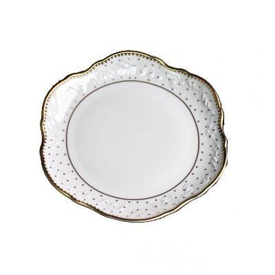 Anna Weatherley Simply Anna Polka Gold Bread & Butter (Plates - Bread and Butter)