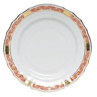 Herend Chinese Bouquet Garland Bread and Butter Plate - Rust (Plates - Bread and Butter)