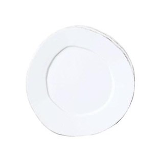 Vietri Lastra White European Dinner Plate (Plates - Dinner)