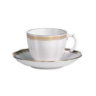 Royal Crown Derby Carlton Gold Tea Cup & Saucer (Plates - Bread and Butter)