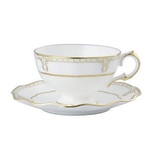 Royal Crown Derby Elizabeth Gold Tea Cup & Saucer (Cups & Saucers - Cups and Saucers)