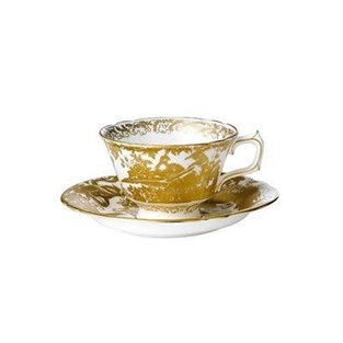 Royal Crown Derby Gold Aves Tea Cup & Saucer (Cups & Saucers - Cups and Saucers)