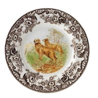 Spode Woodland Golden Retriever Salad (1369575) (Plates - Salad)