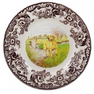 Spode Woodland Yellow Labrador Retriever Salad Plate (1403859) (Plates - Salad)
