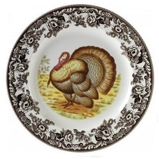 Spode Woodland Salad Plate - Turkey (Plates - Salad)