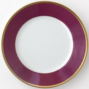 Robert Haviland & C. Parlon Arc en Ciel Dinner Plate - Fuschia  (Plates - Dessert)