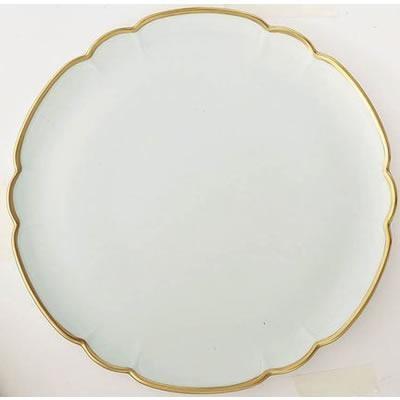 Robert Haviland & C. Parlon Colette Gold Dessert Plate (Plates - Dessert)