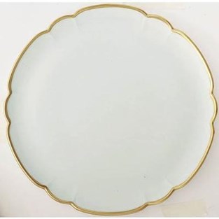 Robert Haviland & C. Parlon Colette Gold Dessert Plate (Plates - Dessert)
