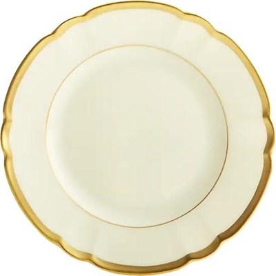 Robert Haviland & C. Parlon Colette Gold Dinner Plate (Plates - Dinner)