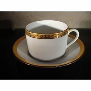 Robert Haviland & C. Parlon Malmaison Gold Tea Cup & Saucer (Cups & Saucers - Cups and Saucers)