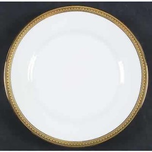 Robert Haviland & C. Parlon Malmaison Gold Dessert Plate (Plates - Salad)