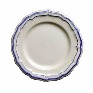 Gien Filets Bleu Dinner Plate - Three Available (Plates - Dinner)