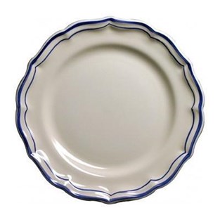Gien Filets Bleu Dessert Plate - Two Available (Plates - Dessert)