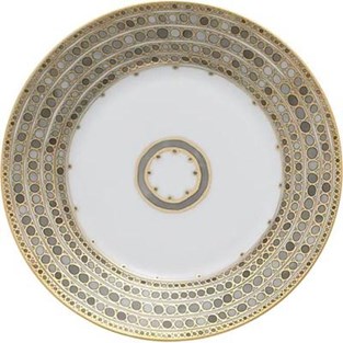Robert Haviland & C. Parlon Syracuse Taupe Dessert Plate (Plates - Dessert)