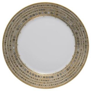 Robert Haviland & C. Parlon Syracuse Taupe Dinner Plate (Plates - Dinner)